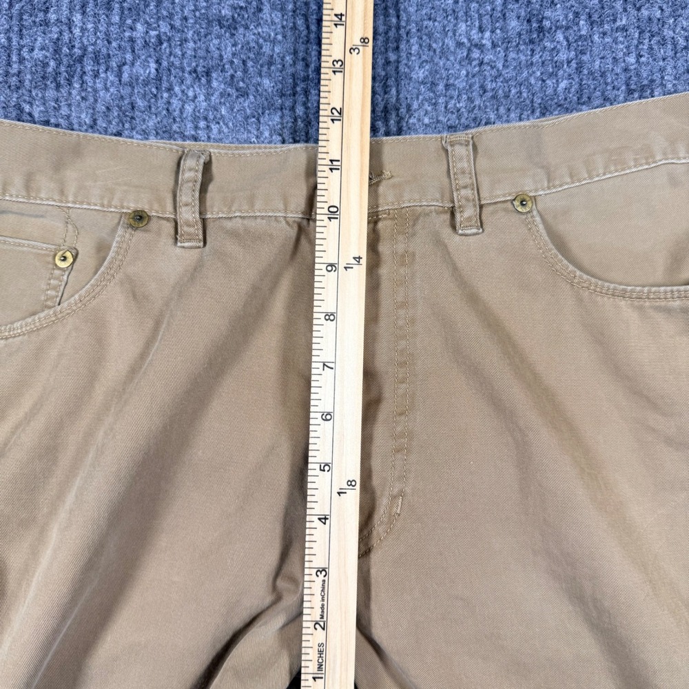 Polo Ralph Lauren Mens Tan Khaki Authentic Dungarees Straight Leg Pants 38x30 - Picture 5 of 11